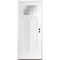 Codel Doors 36" x 96" Primed White Shaker Exterior Fiberglass Door 3080LHISPSFHFLS300P691610BB - alternate 1